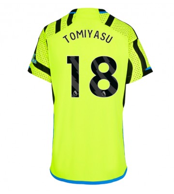 Arsenal Takehiro Tomiyasu #18 Bortatröja Kvinnor 2023-24 Kortärmad